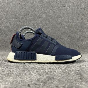 Adidas NMD R1 S76011 Women’s Size 8 Collegiate Navy Blue Athletic Shoes Used